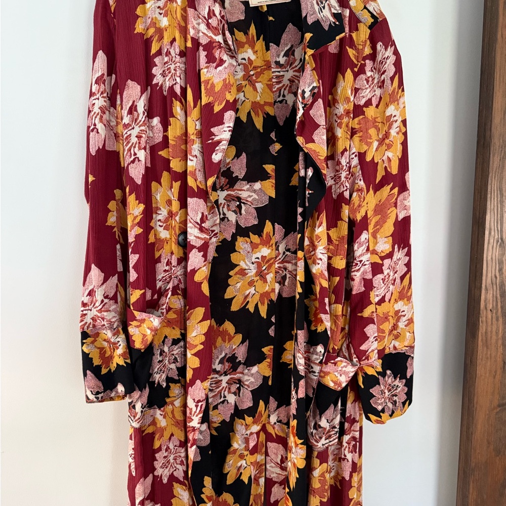 We The Free Multicolor Floral Jacket